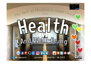 Health and Well-Being on the Social Web
