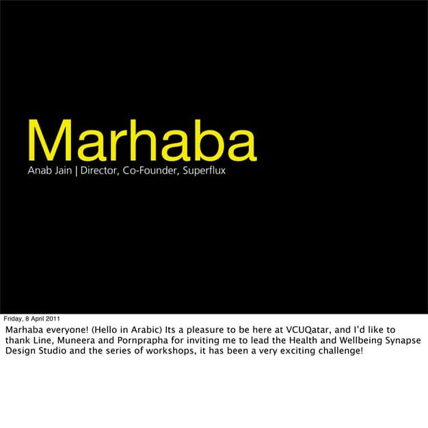 Health and Wellbeing Studio: Doha, Qatar