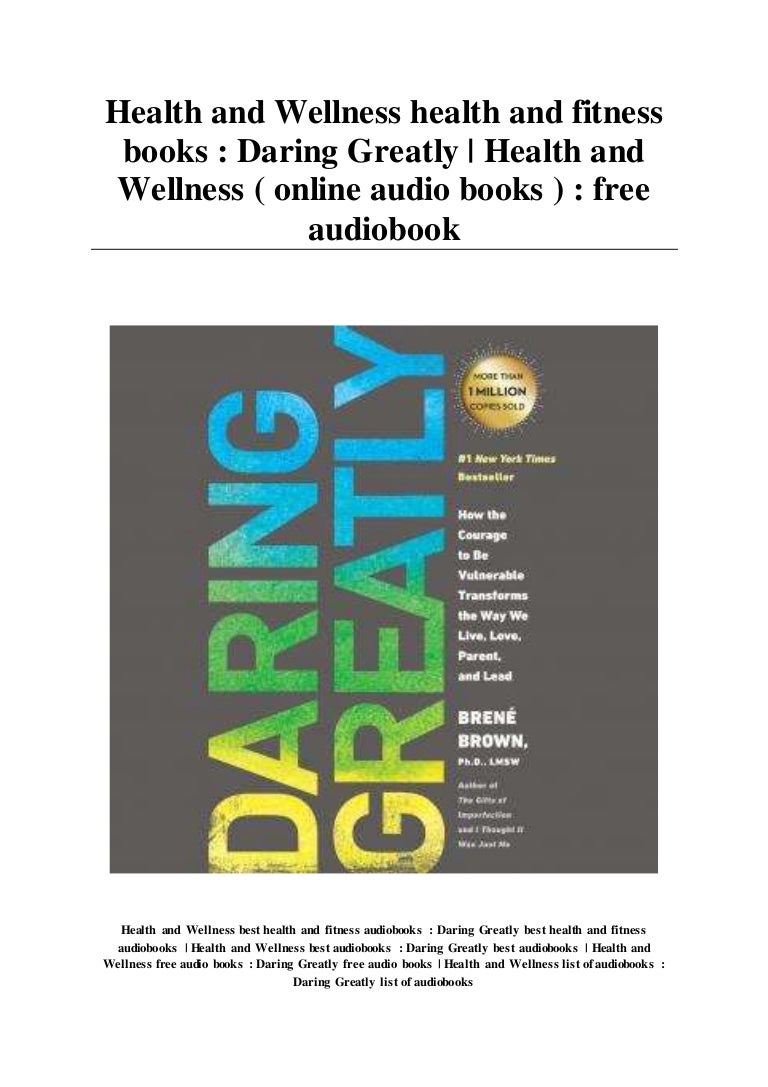 Health and Wellness health and fitness books : Daring ...