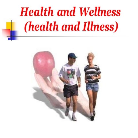 Travis’s illness wellness continuum (rle) | PPTX