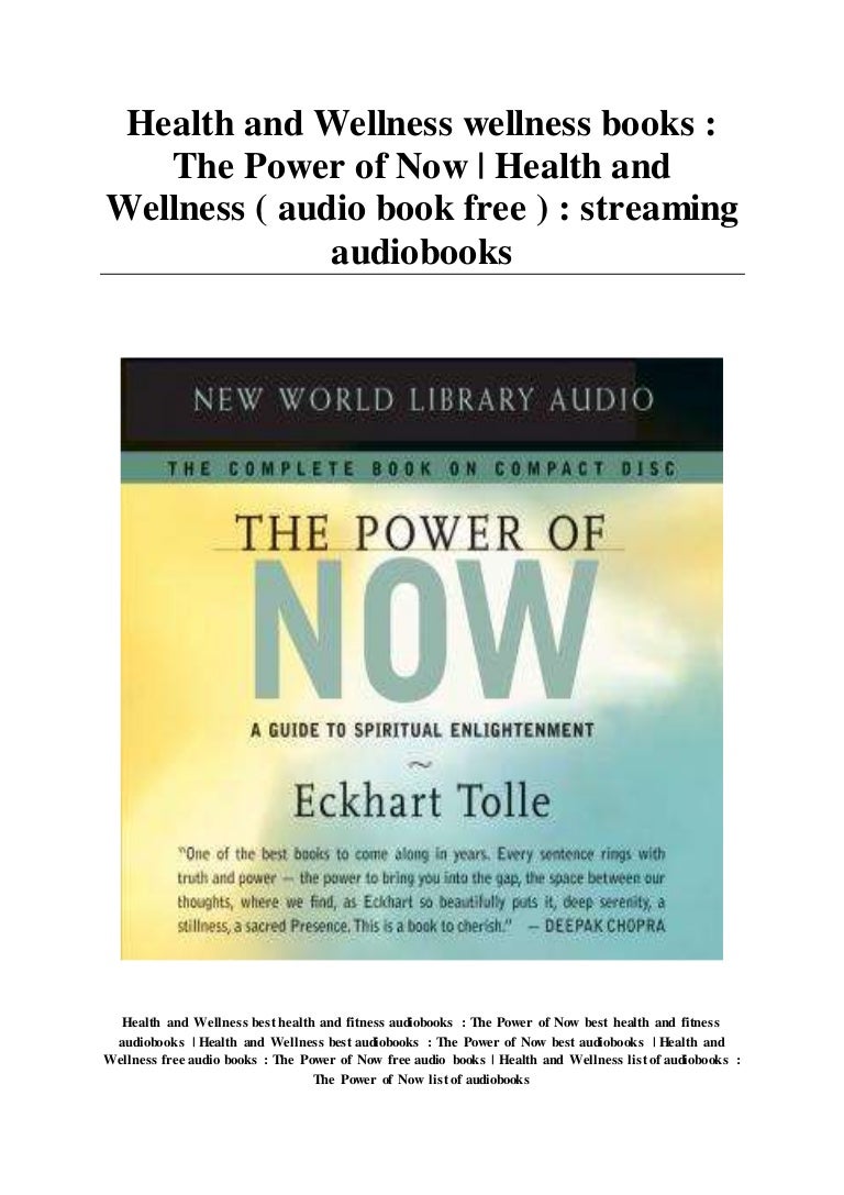 Health and Wellness wellness books The Power of Now Health and We…