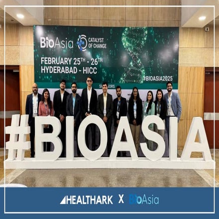 Healthark team was thrilled to be at BioAsia 2025, Asia’s Premier #LifeSciences & Healthcare Event, where innovation meets impact!