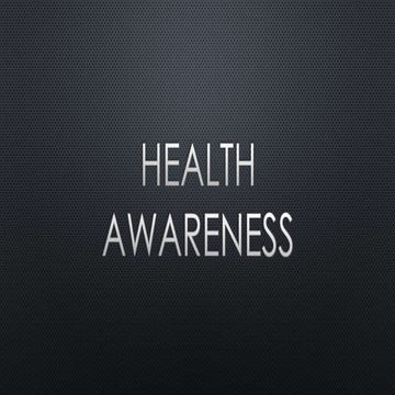 Health awareness