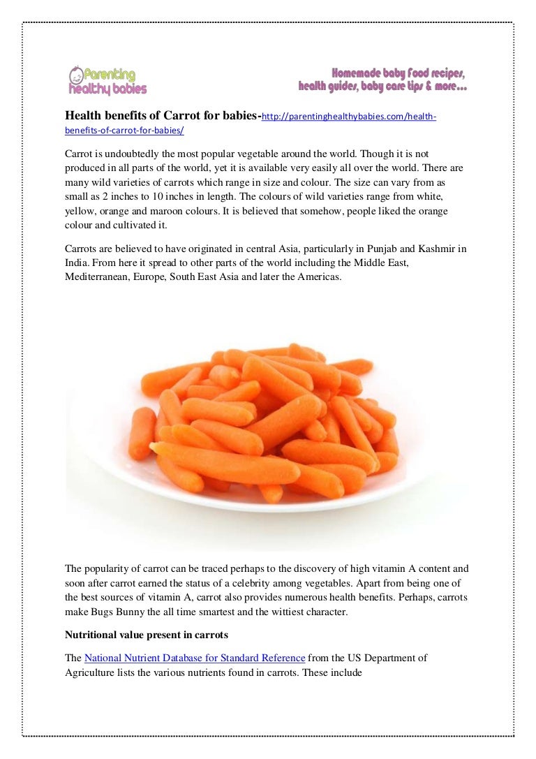 Health benefits of carrot for babies, can babies drink coconut water,…