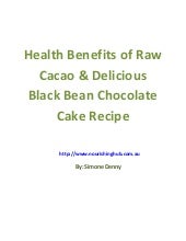 Health benefits of raw cacao & deli...