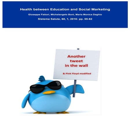Health between Education and Social Marketing