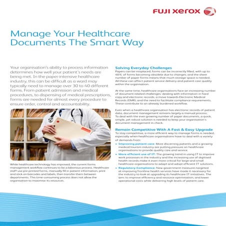 Document Scanning and Conversion in HIM Department – an Overview | PDF