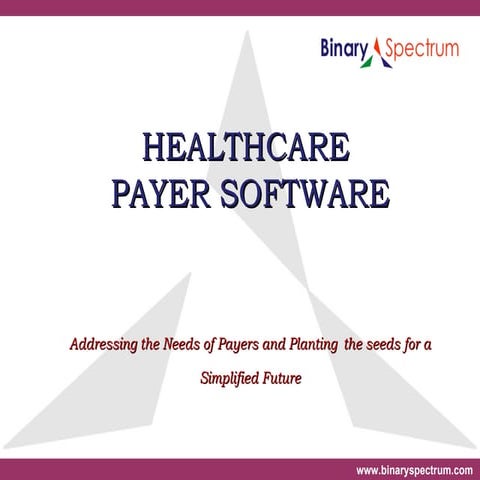 Healthcare payer-software-solutions