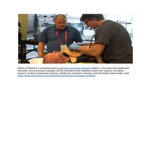 Healthcare Simulation Software | PDF