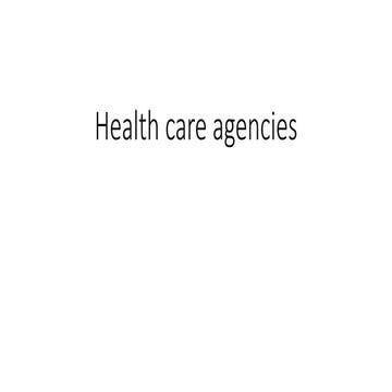 health care agencies - anju.pptx
