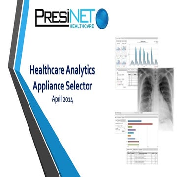 Healthcare Analytics - Product Selector