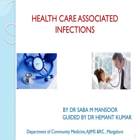 Health care associated infections