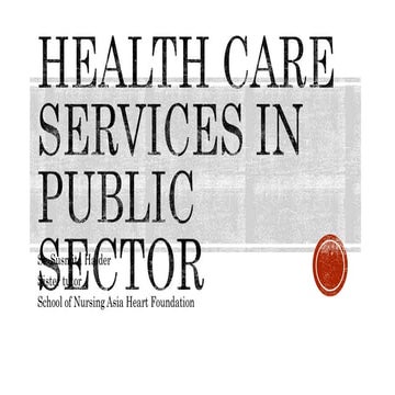 Health care delivery system