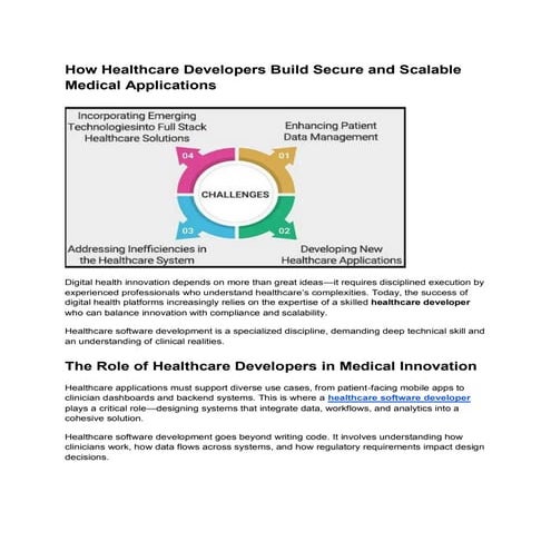 How Developers Build Secure Medical Apps | PDF