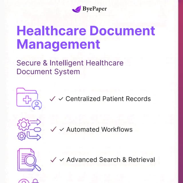 Healthcare Document Management System | Byepaper | PDF