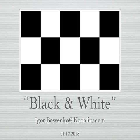 Healthcare experience (black & white)