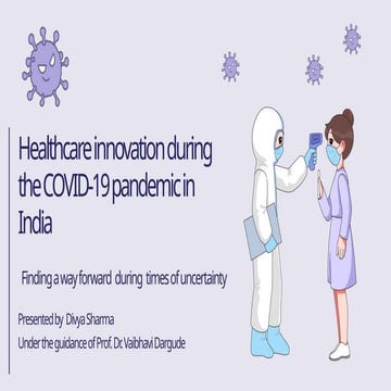 Healthcare innovation during the COVID-19 pandemic in India