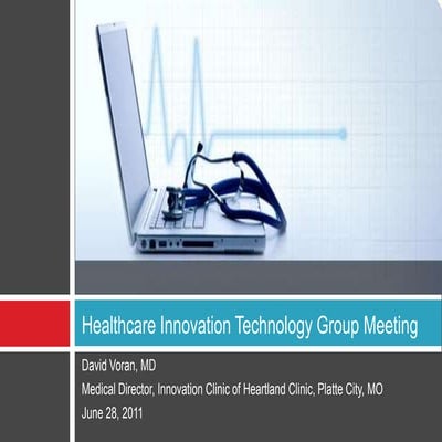 Healthcare innovation technology group meeting wide