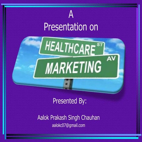 PPT on Health care marketing