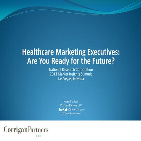 Healthcare Marketing Executives: Are You Ready for the Future?