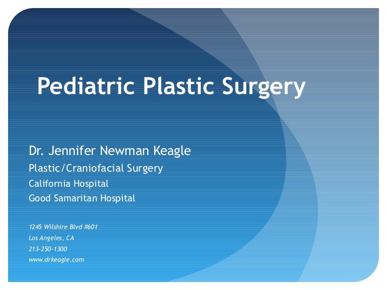 Pediatric Plastic Surgery