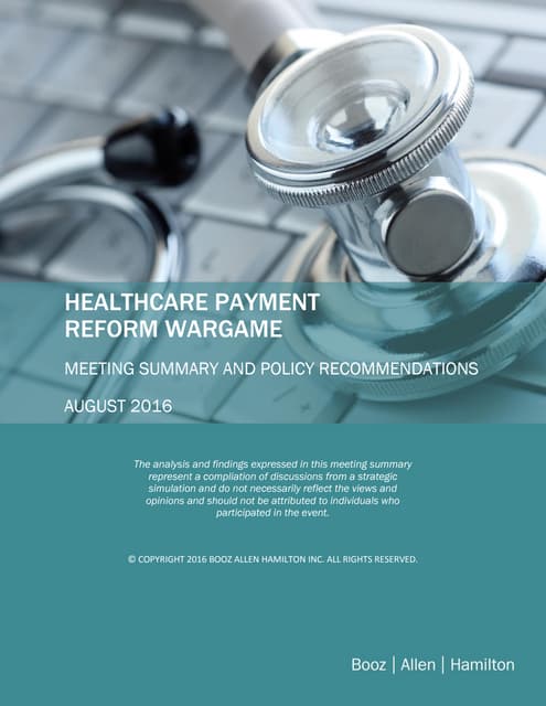Preparing for New Healthcare Payment Models