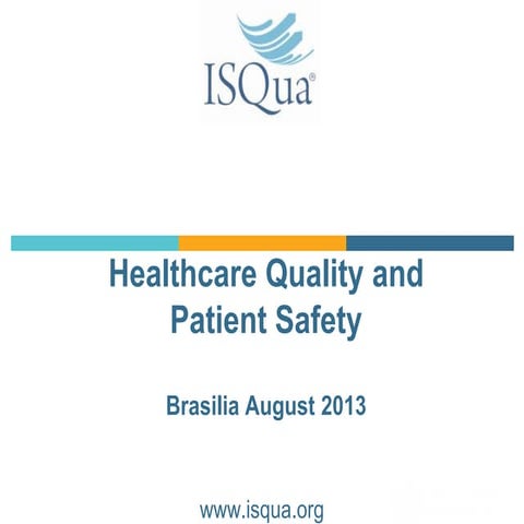 Qualidade do Cuidado de Saúde e Segurança do Paciente (Healthcare quality and...