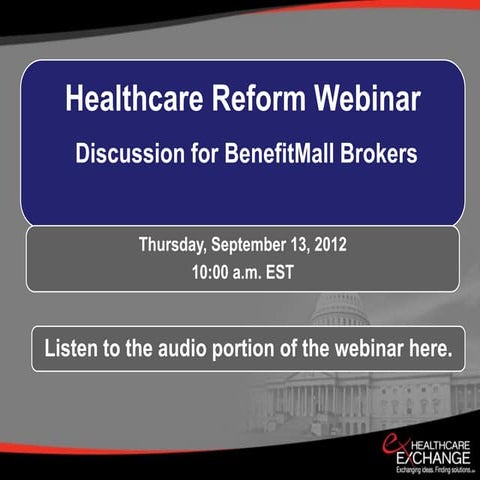 Healthcare Reform PPACA Overview