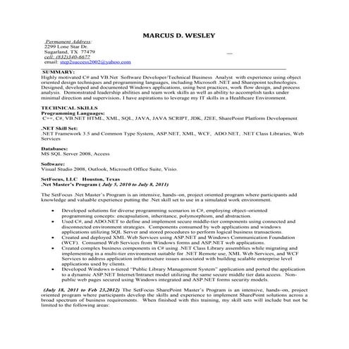 Health care resume_marcus_wesley_system_analyst[1][1]