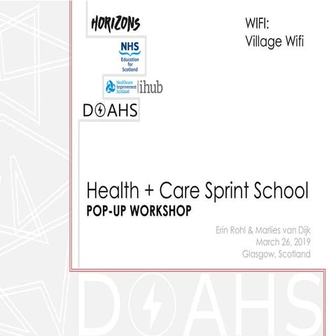 Health + care sprint school ppt final