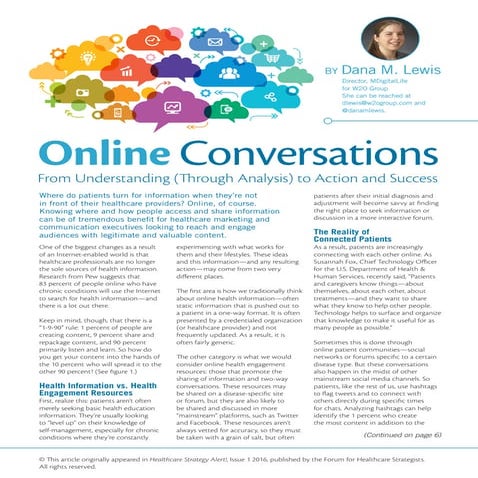Online Conversations: From Understanding to Action and Success