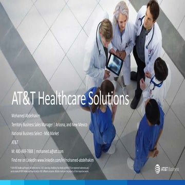 AT&T Healthcare strategy presentation