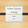 Healthcare Technology in Nursing