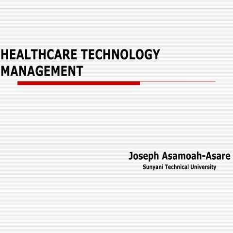 Healthcare Technology Management in Biomedical Engineering.ppt