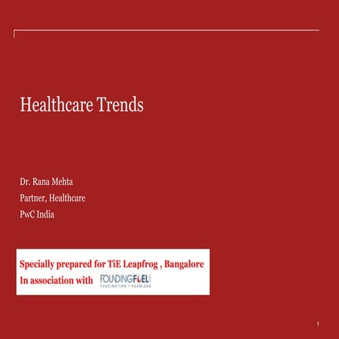 Healthcare trends and opportunities