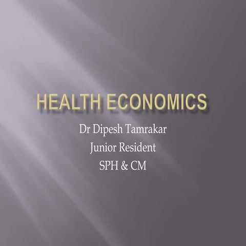 Health economics