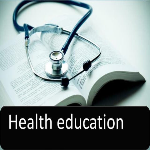 Health education | PPT