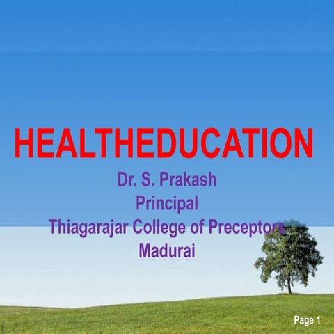 Health Education
