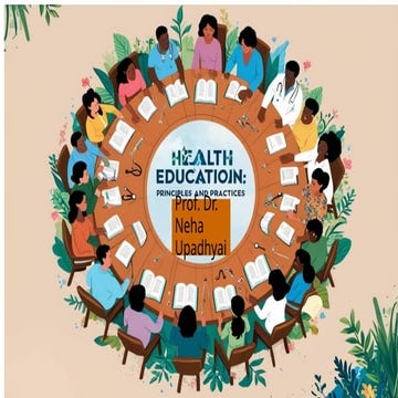 Health Education: Approaches and Methods