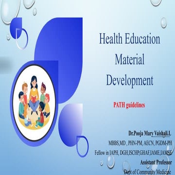 Comprehensive Guide to Developing Effective Health Education Materials ...