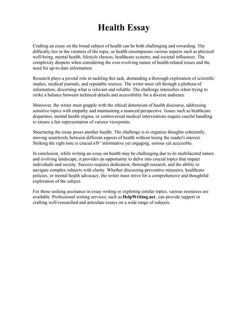 Essay For Health.pdf