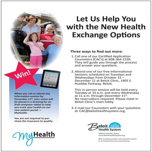 Health exchange general bdn ad