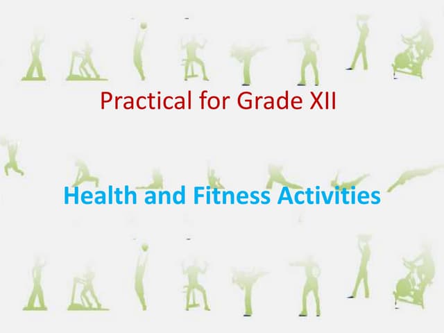 Health and Fitness activity for Gra...