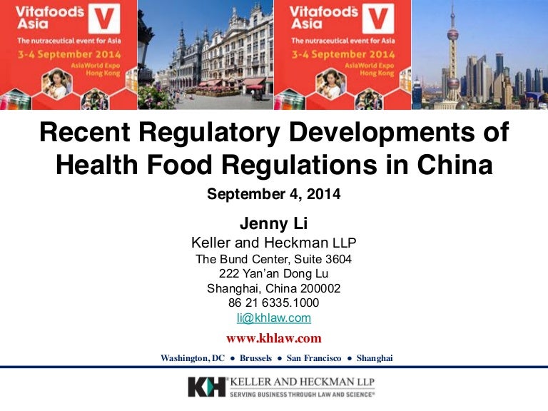 Health Food Regulations in China 2014