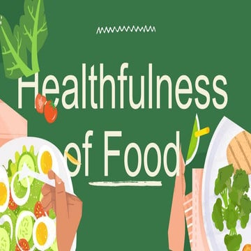 Food vocabulary staying healthy | PPTX