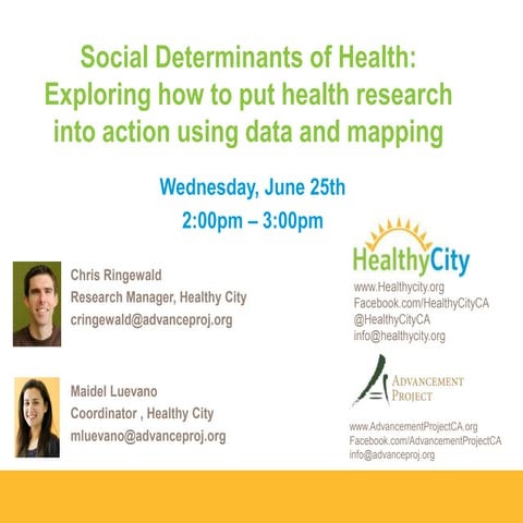Social Determinants of Health in Action