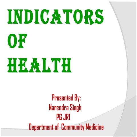 Health indiciator year 2014