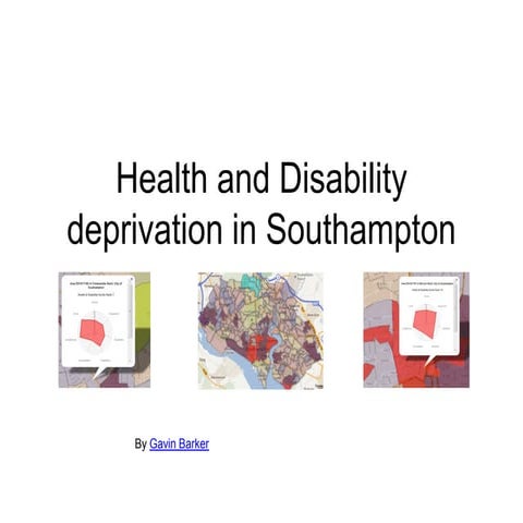 Health Deprivation mapped