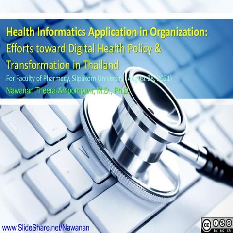 Health Informatics Application in Organization (August 28, 2021)