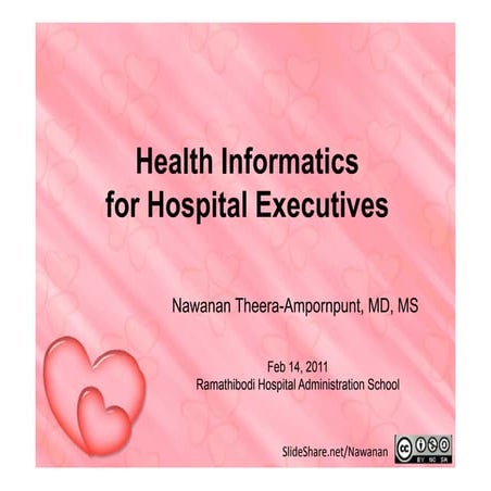 Health Informatics for Hospital Executives